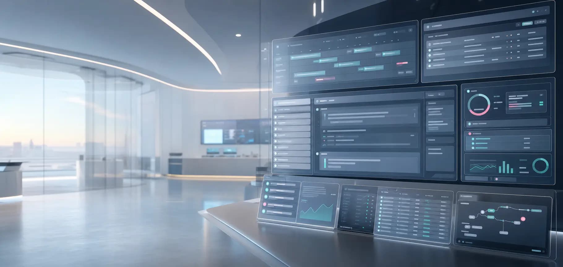 Premium healthcare operating system interface